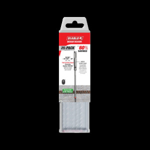 DIABLO DMAPL2920-P25 3/16"X3-1/2"X6" SDS PLUS CONCRETE